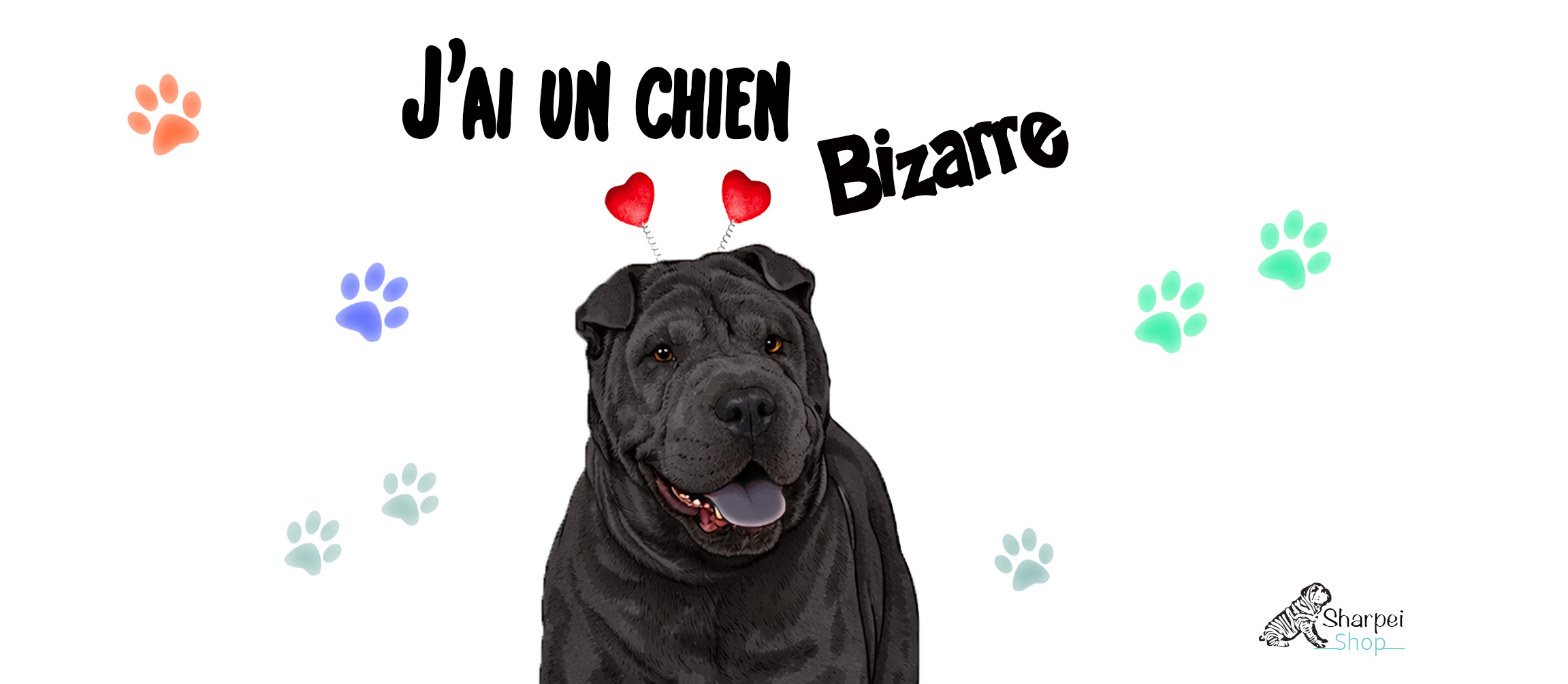 mug shar pei noir