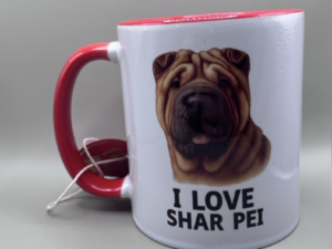 mug i love sharpei