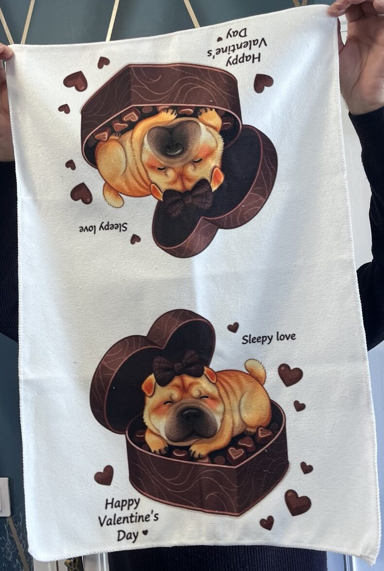 petite serviette sharpei